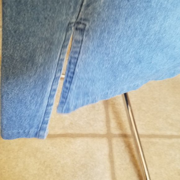 HOME MADE DENIM JUMPER DRESS Size L - Picture 8 of 8